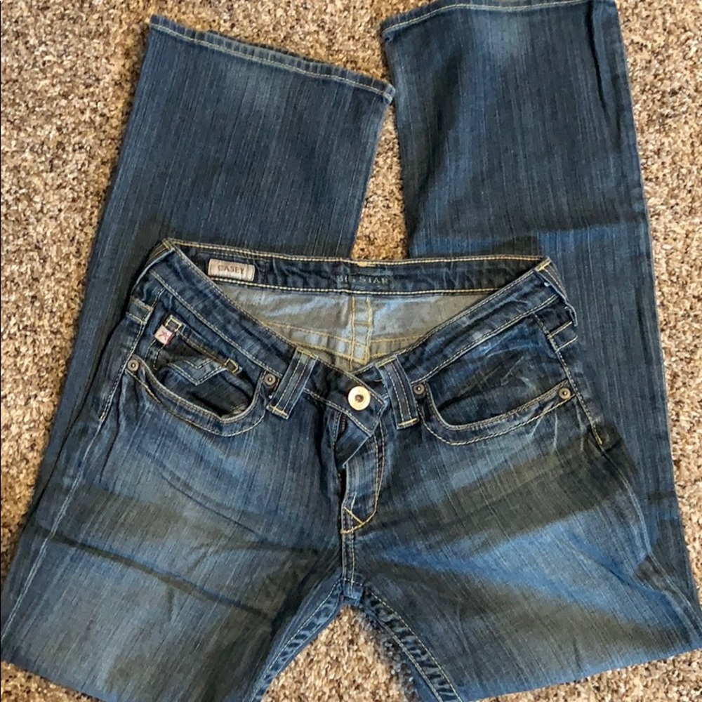 Big star “Casey” distressed jeans